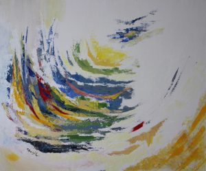 La vague, 50 x 60